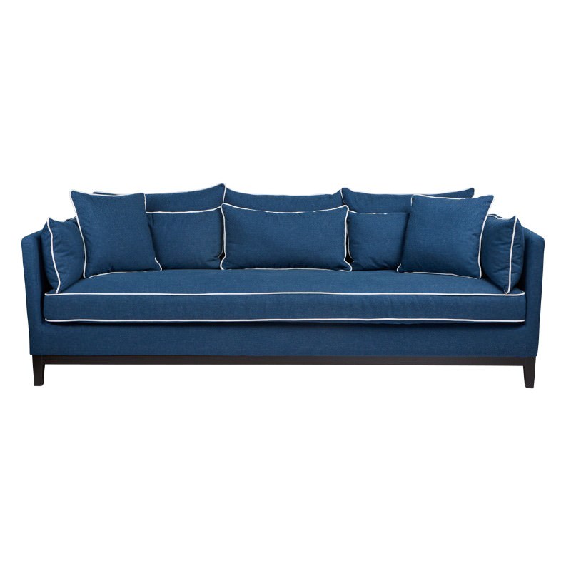 Valerie Fabric Sofa 3 Seater Navy