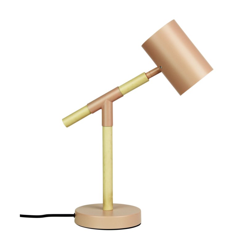 pale pink desk lamp