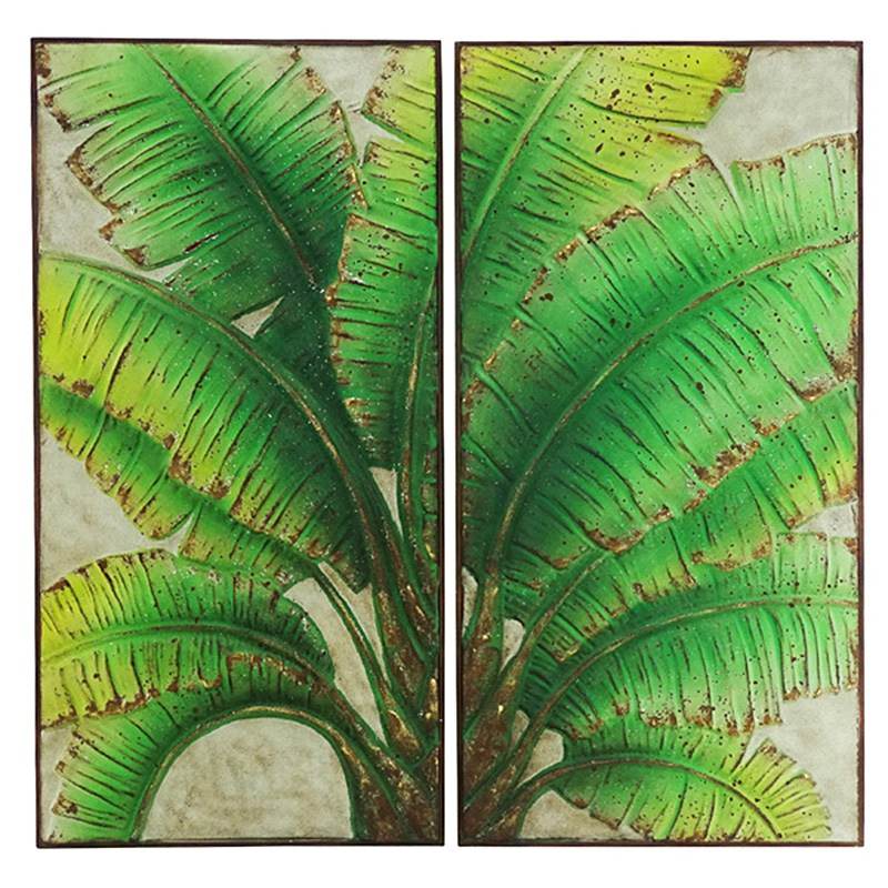 Palmas 2 Piece Metal Wall Art Set