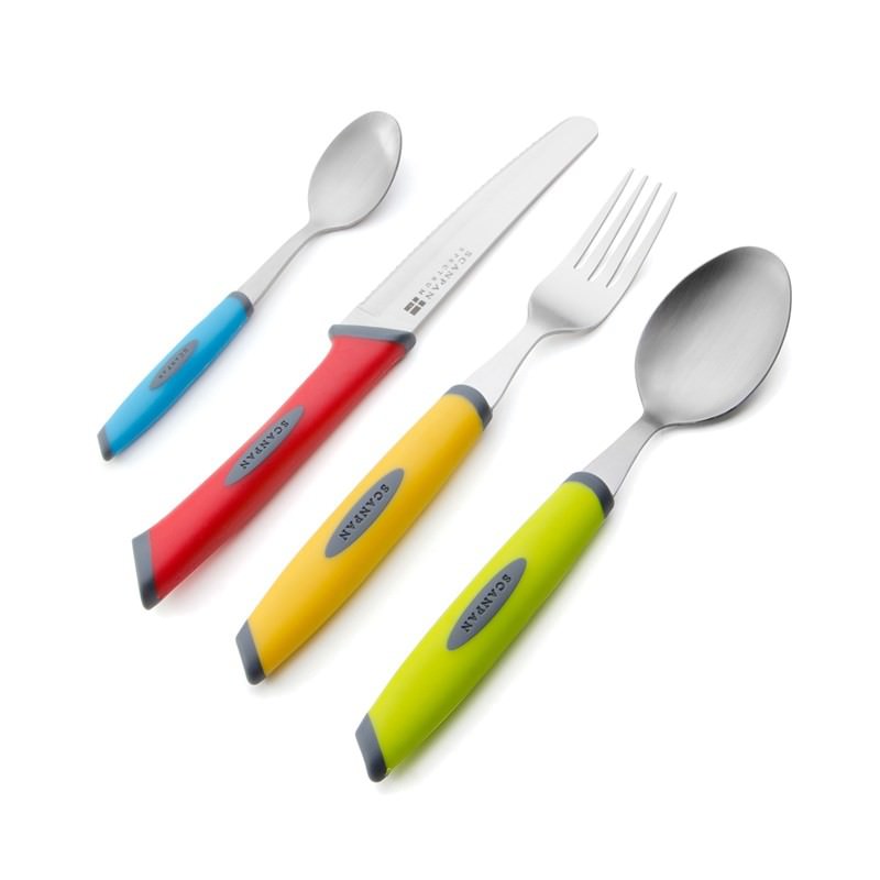 Scanpan Spectrum 16 Piece Everyday Cutlery Set Multicolour