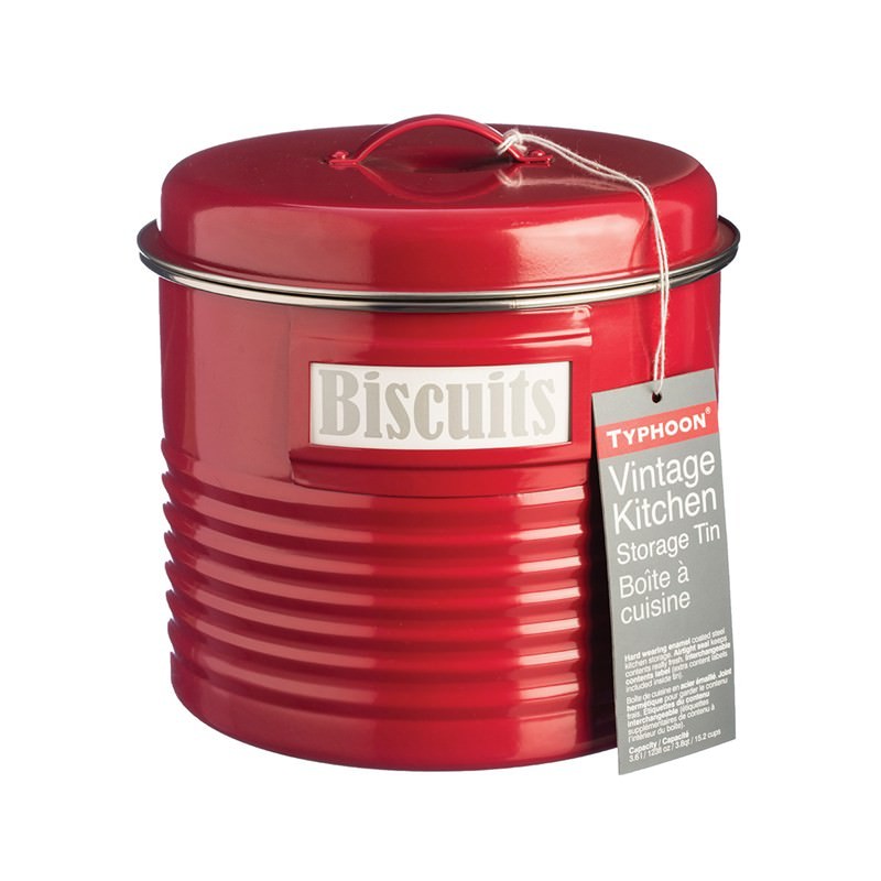 Typhoon Vintage Kitchen Large Storage Canister Red