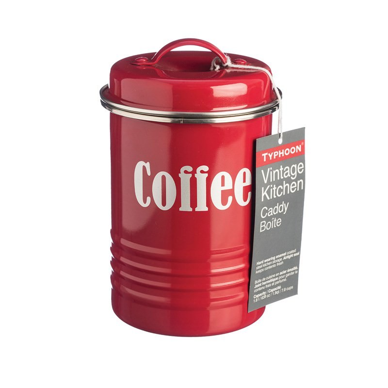 Typhoon Vintage Kitchen Coffee Canister - Red