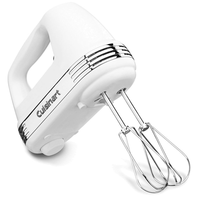Cuisinart 9 Speed Hand Mixer with Storage Case White
