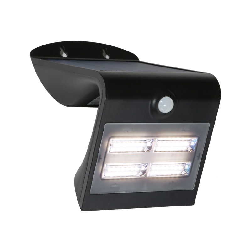 Solar IP65 Exterior Solar Powered LED Wall Light, 3.2W / 3000K Solar IP65 Exterior Solar Powered LED Wall Light, 3.2W / 3000K