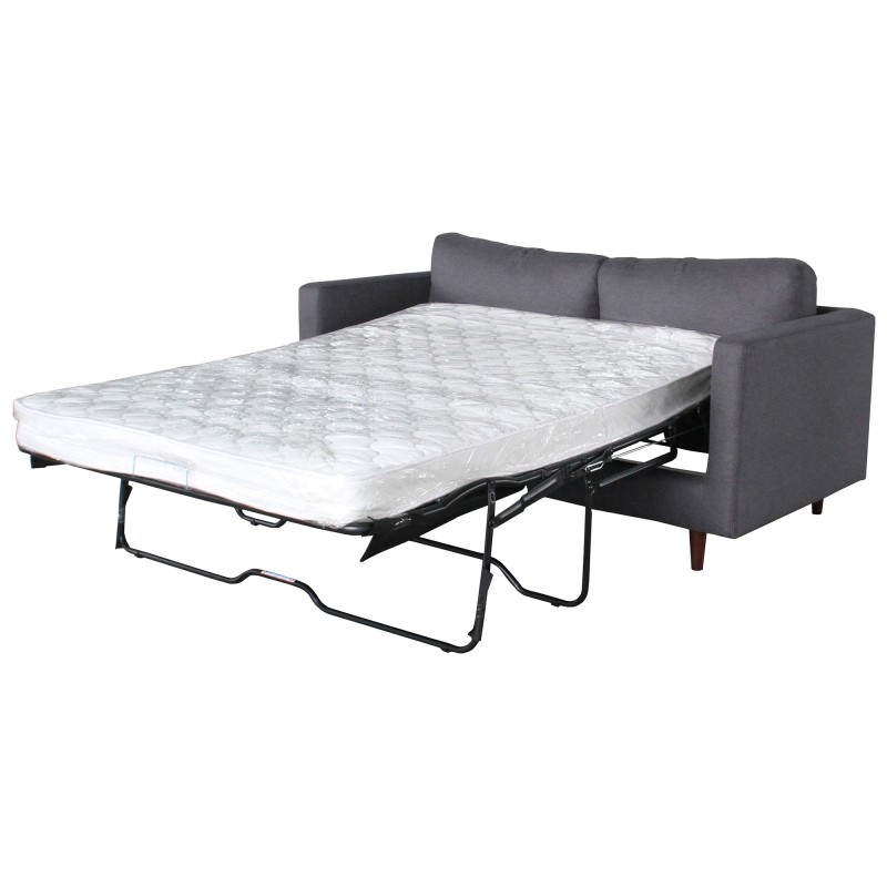 Benji Commercial Grade Fabric Pull Out Sofa Bed, Innerspring Mattress