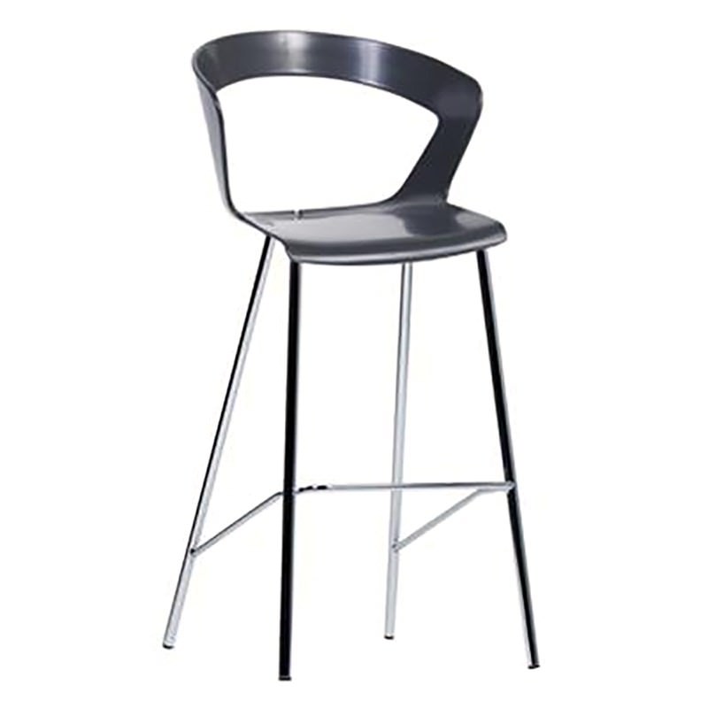 Ibis Italian Made Commercial Grade Bar Stool - Anthracite