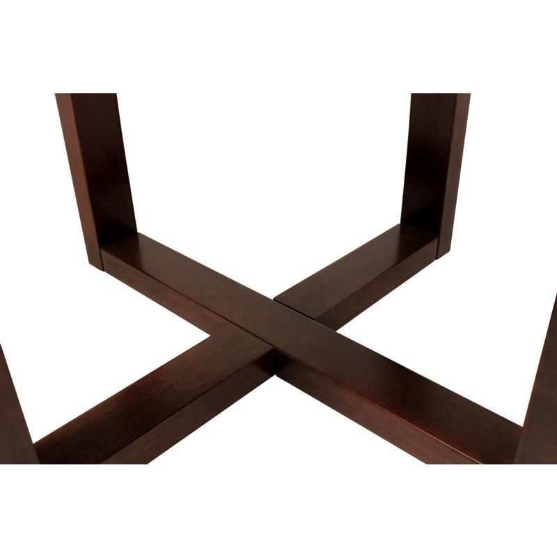 Chunk Commercial Grade 70cm Coffee Table Walnut