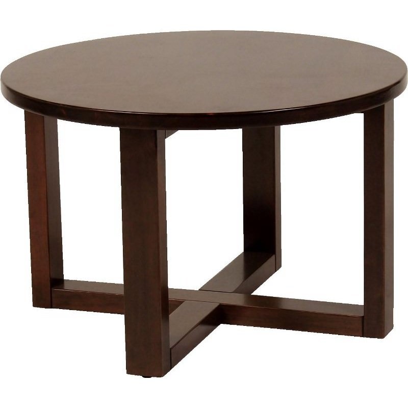 Chunk Commercial Grade 70cm Coffee Table Walnut