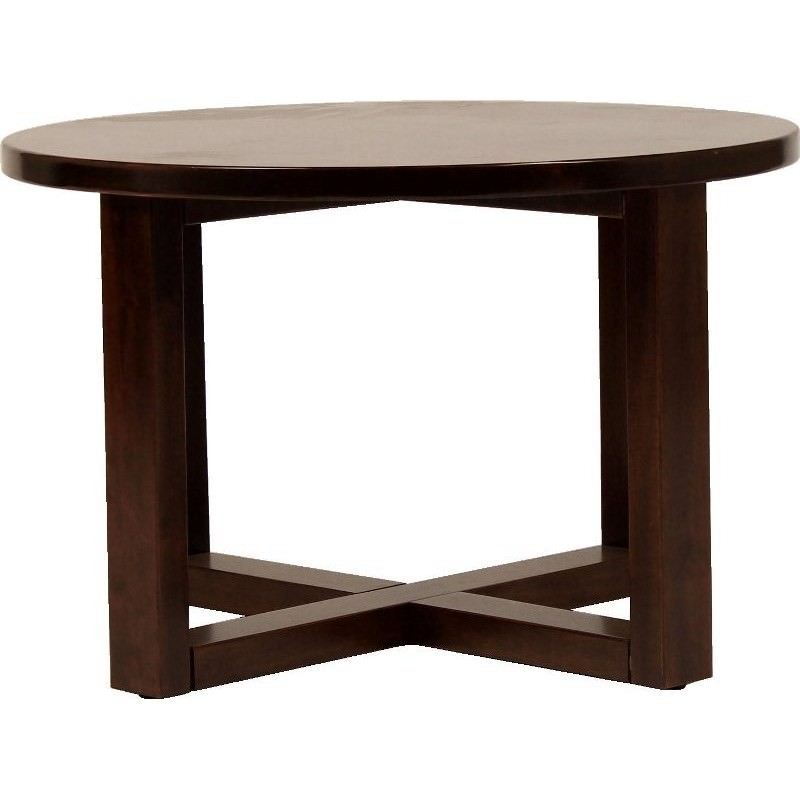Chunk Commercial Grade 70cm Coffee Table Walnut