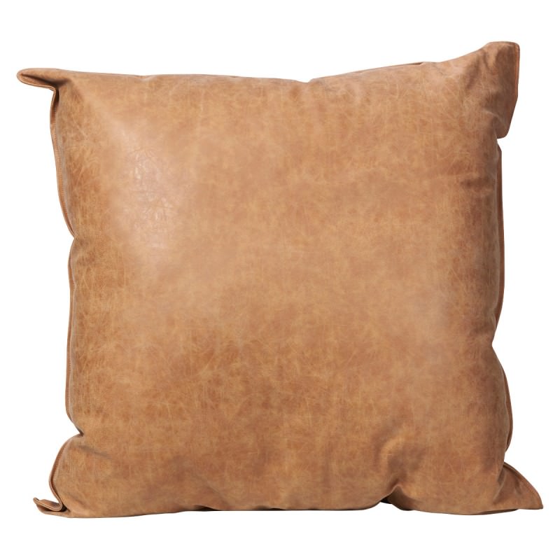 Rover Pu Leather Floor Cushion 75cm Tan