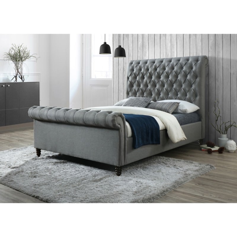 sleigh cot grey