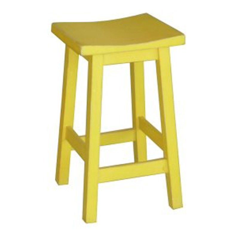Osaka Solid Mango Wood Counter Stool, Yellow (800 x 800 Pixel)
