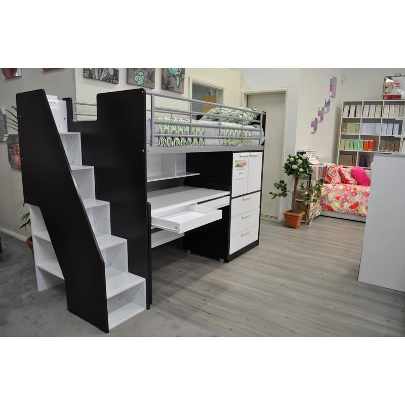 Evan Space Saver Loft Bed, Single