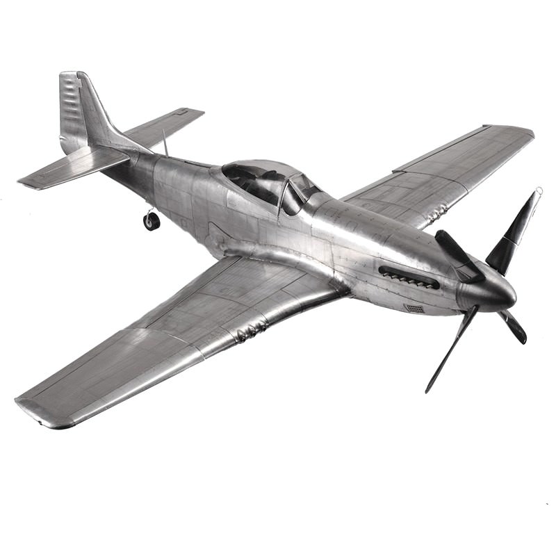 P51 Mustang Aircraft Aluminium Scale Model