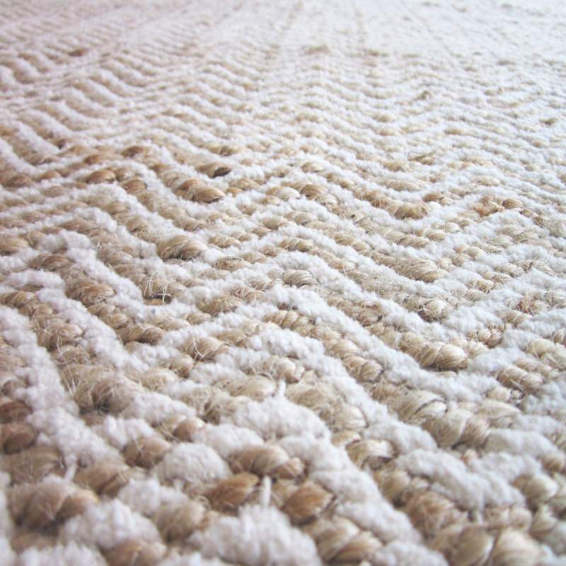 Handwoven Jute Rug 1011 in Natural 200x300cm