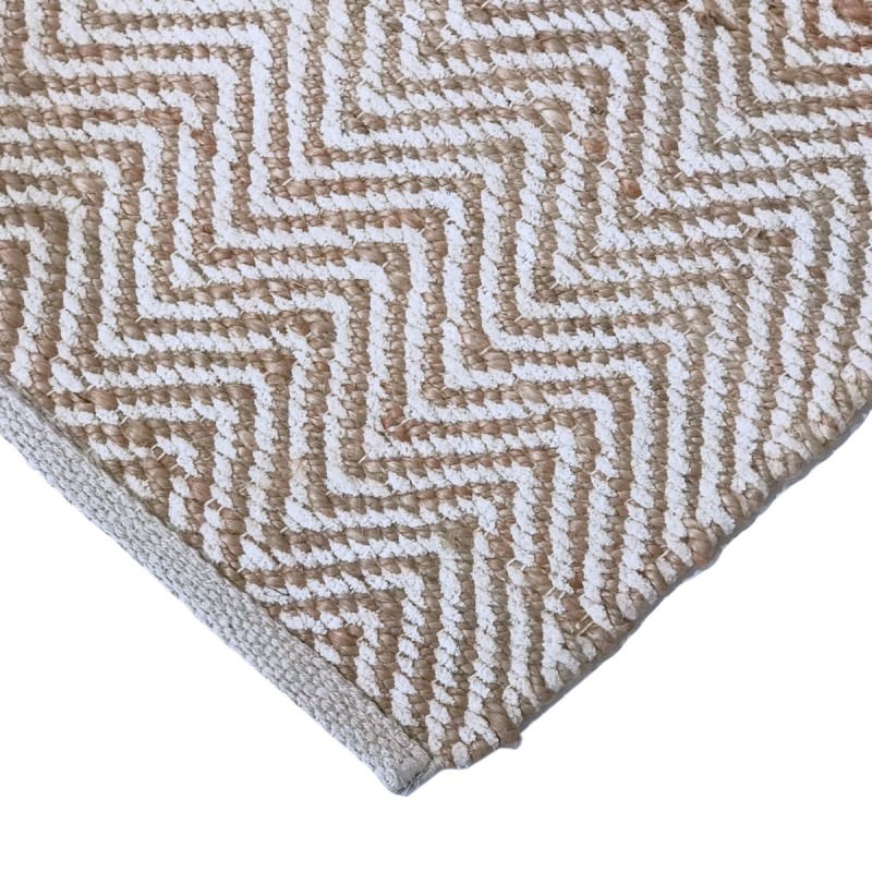 Handwoven Jute Rug 1011 in Natural 200x300cm