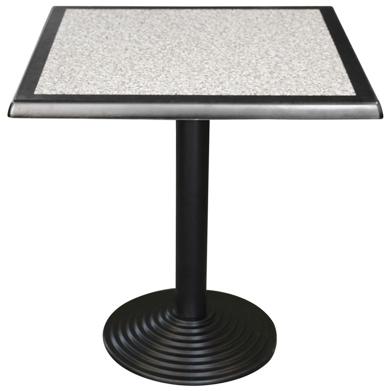 Cascina Commercial Grade Square Dining Table, 60cm, Pebble ...