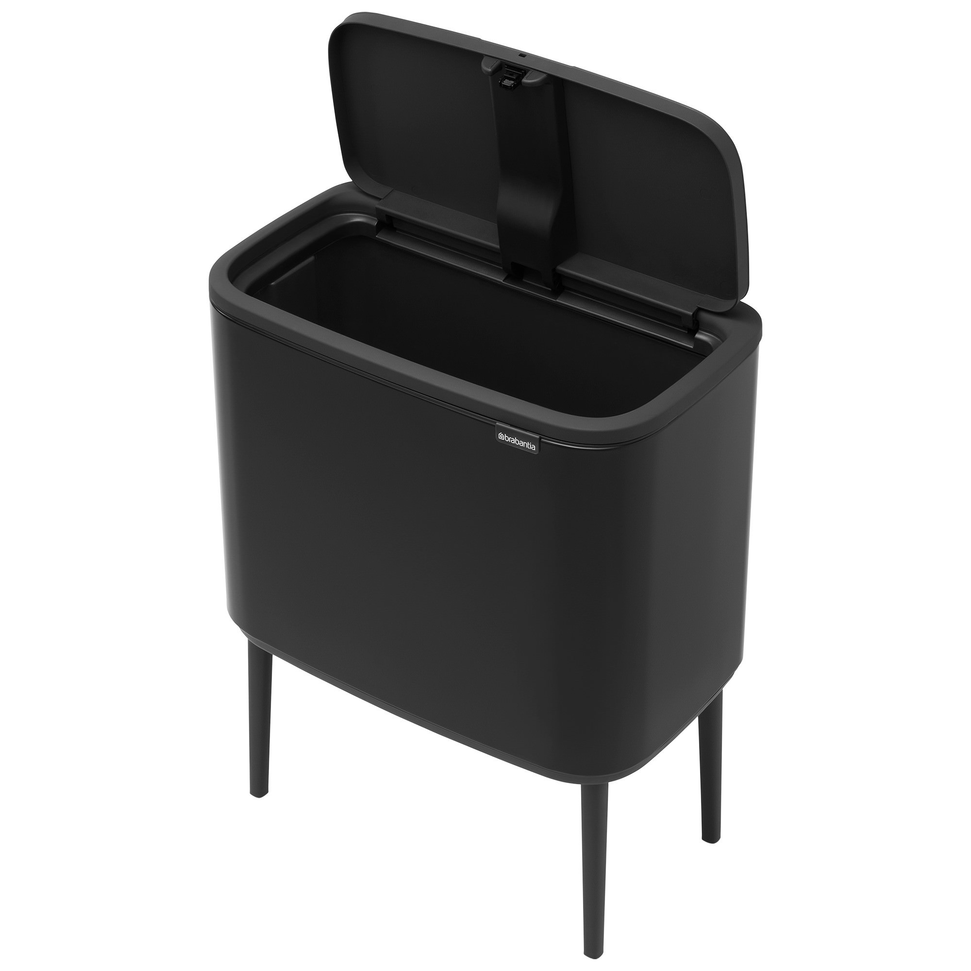 Brabantia BO Touch Waste Bin, 36 Litre, Matt Black