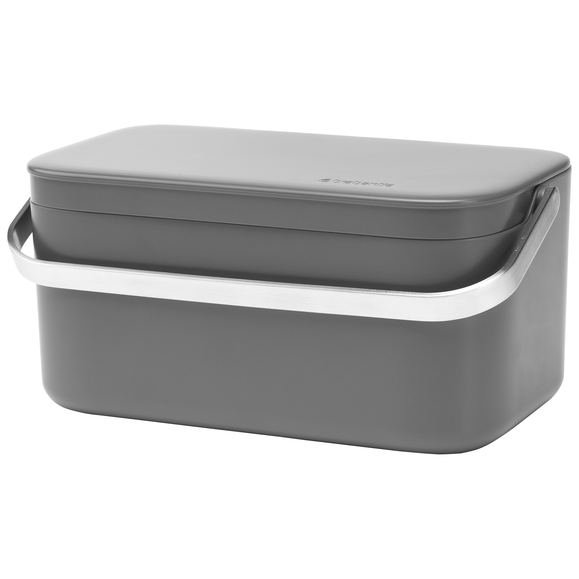 Brabantia Food Waste Caddy, Dark Grey