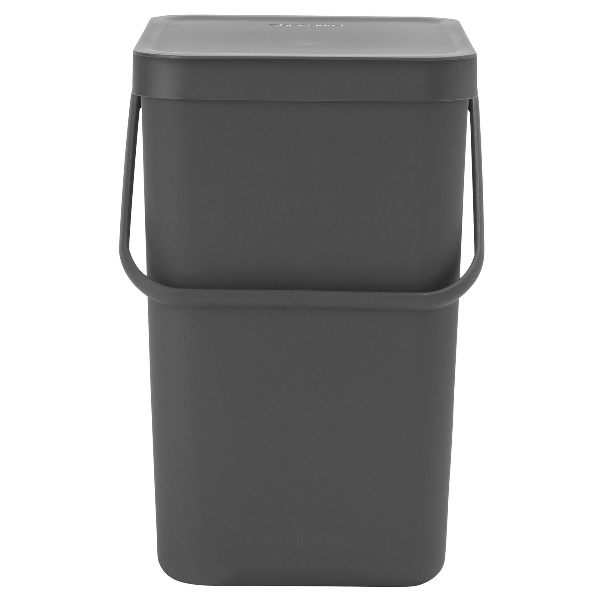 Brabantia Sort & Go Waste Bin, 25 Litre, Grey