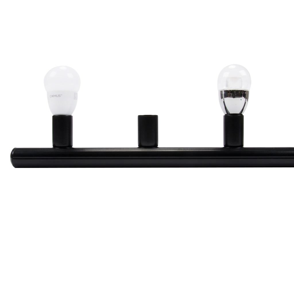 Hl 804 Hollywood Vanity Light 5 Light 55cm Black