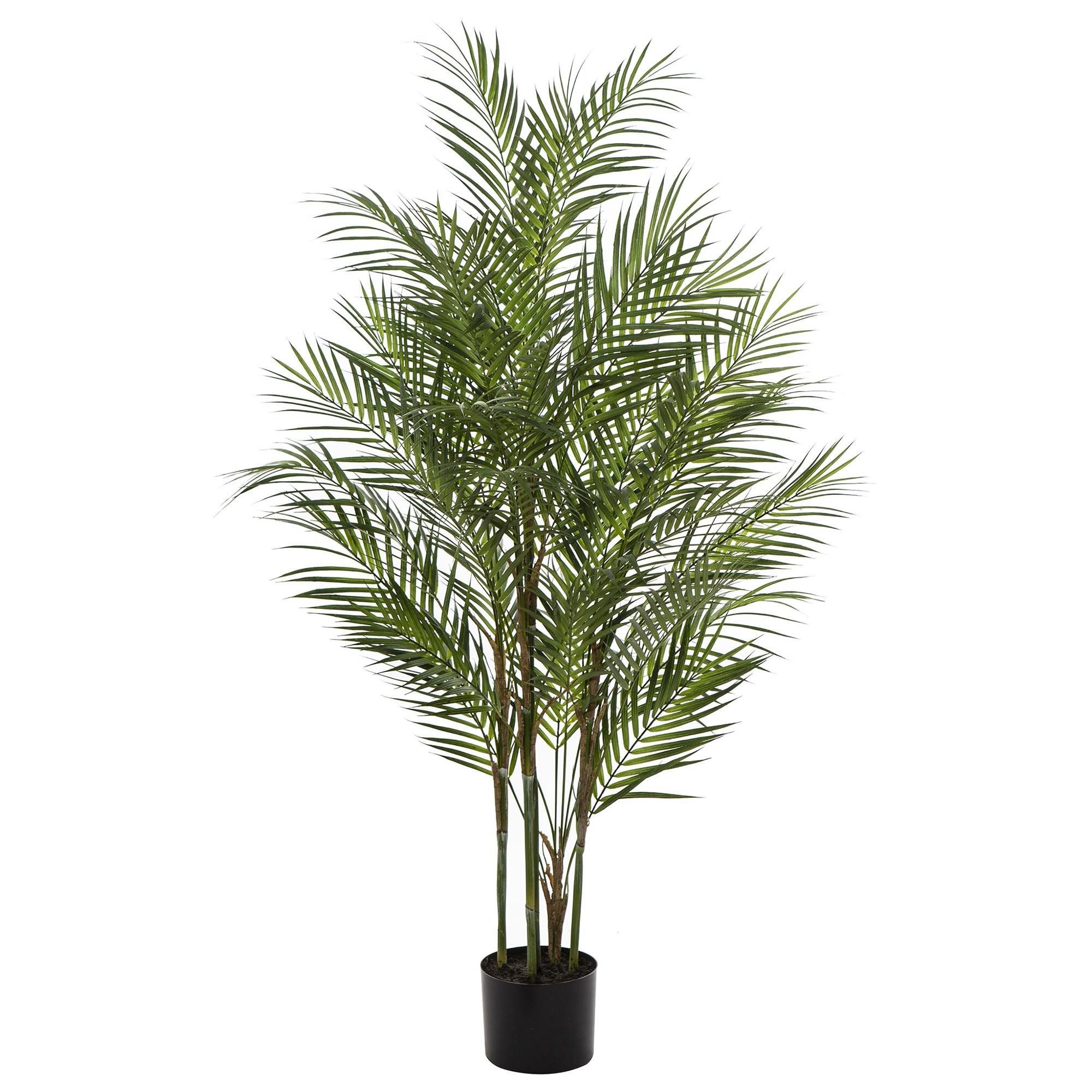Potted Artificial Phoenix Palm Tree, 122cm