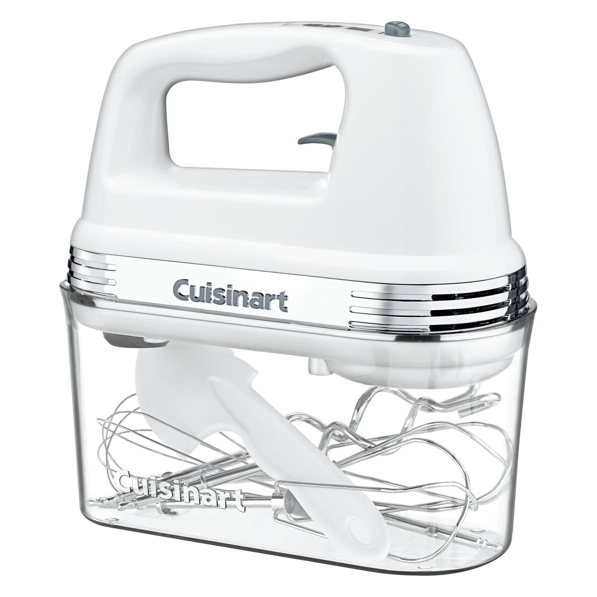 Cuisinart 9 Speed Hand Mixer with Storage Case White