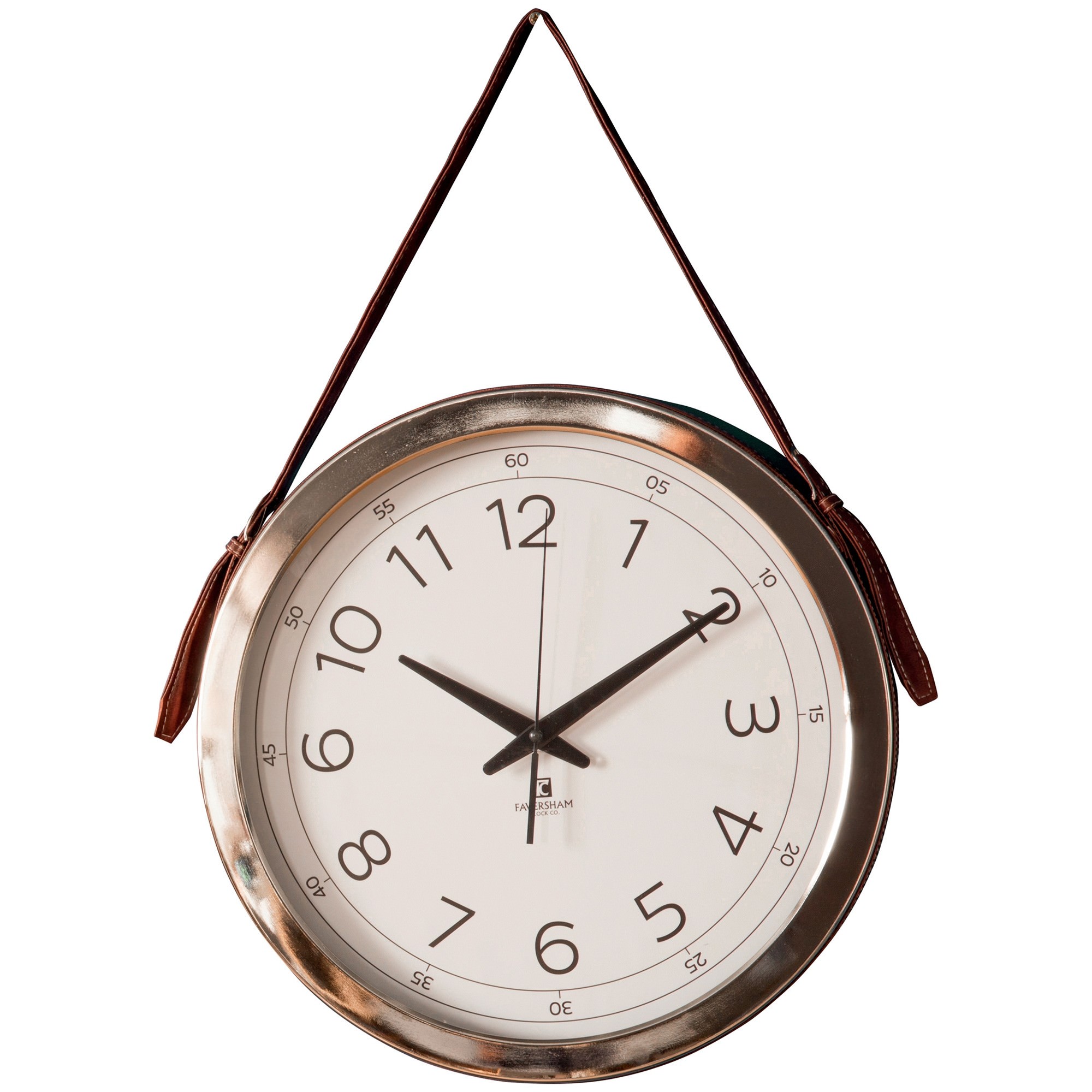 Yalding Metal Round Hanging Wall Clock, 40cm