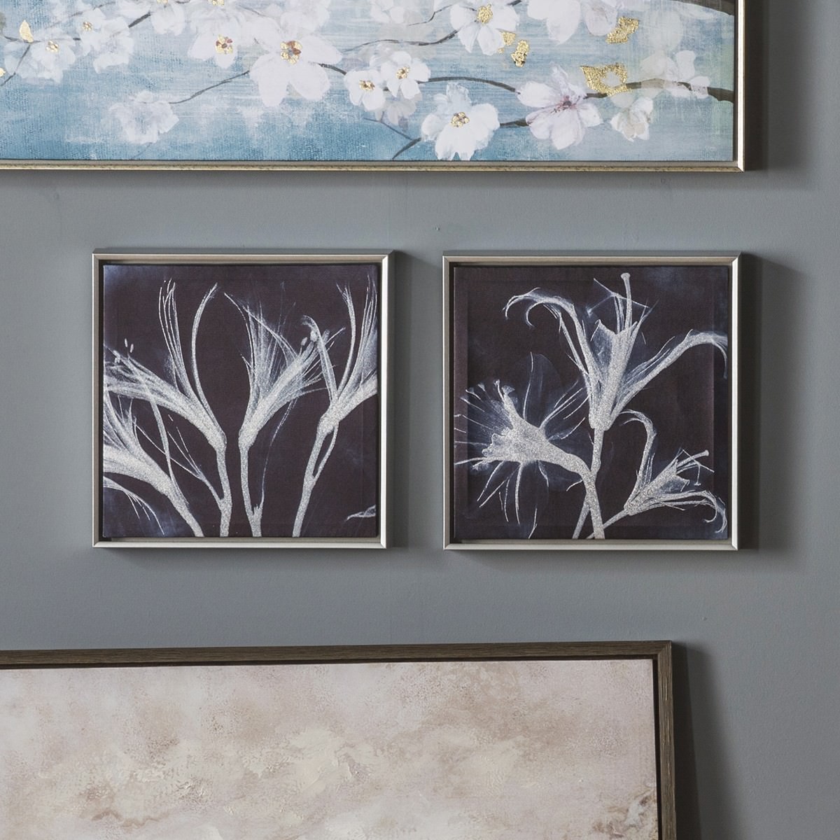 Into Floral 2 Piece Framed Wall Art Set