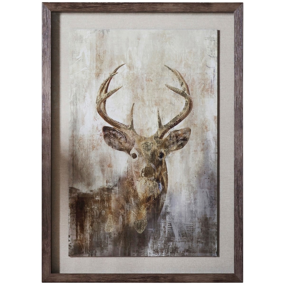 Highland Stag Framed Wall Art Print, 74cm