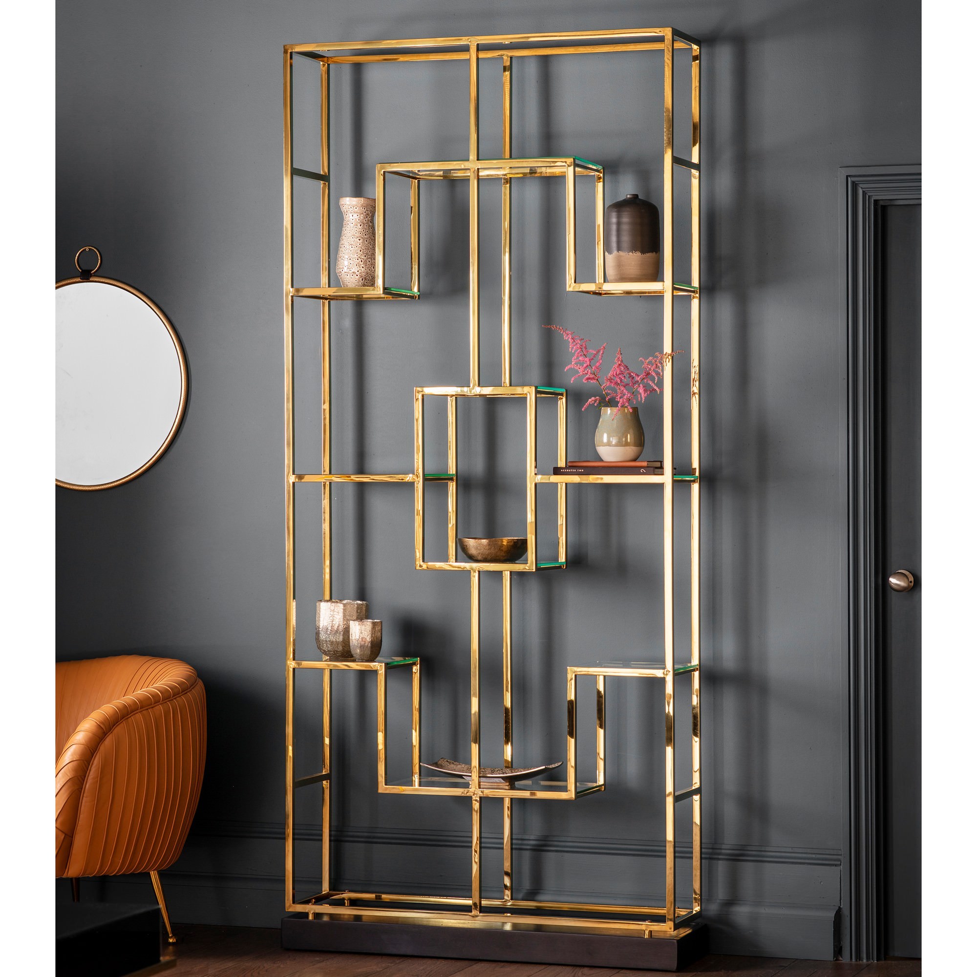 Sully Stainless Steel Display Shelf