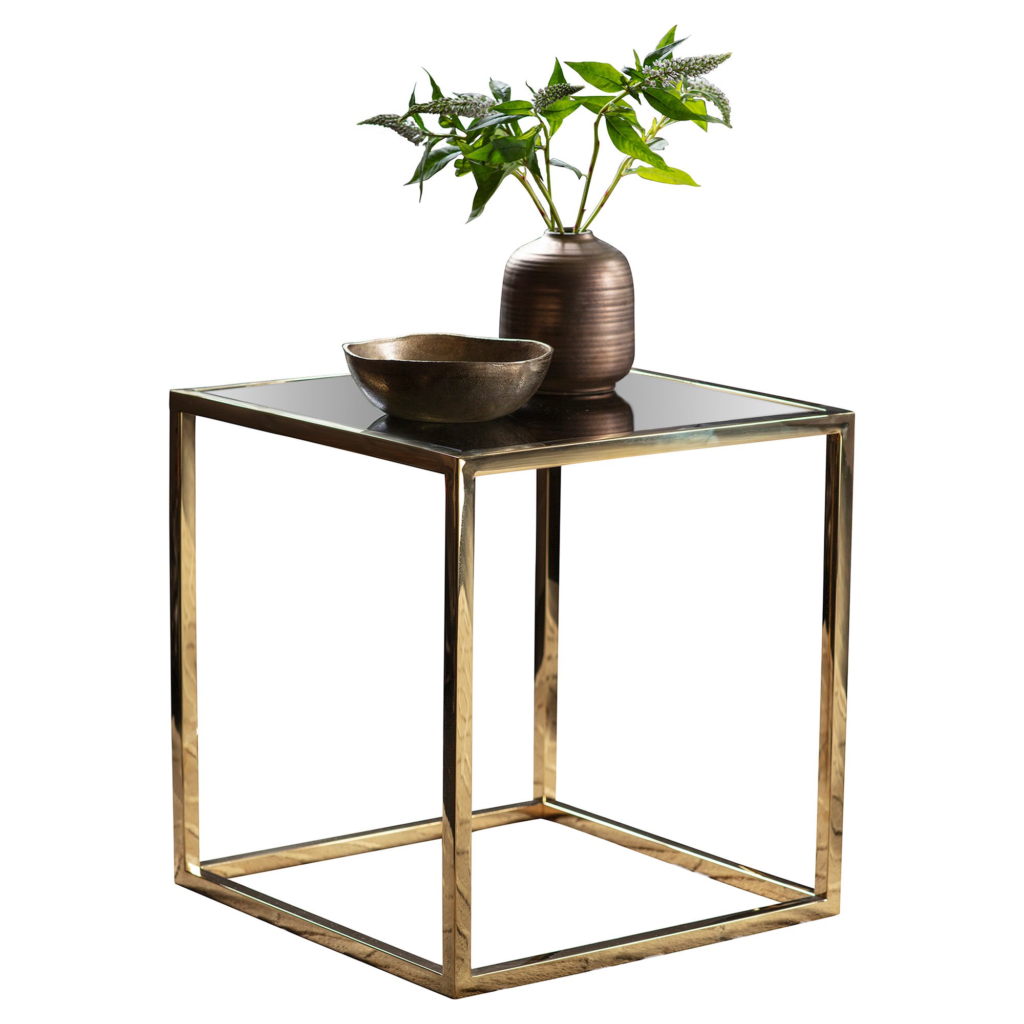 Sully Stainless Steel Side Table