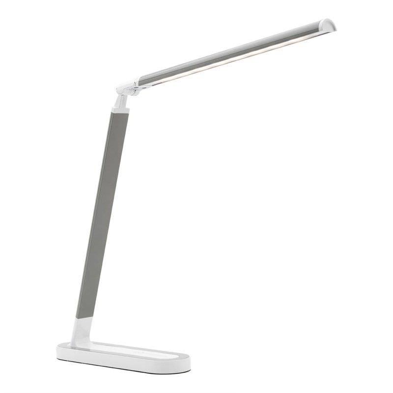 Republic LED Touch Dimmable Task Lamp with USB Port, Grey