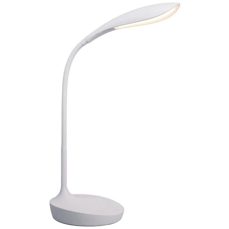 Lennox LED Touch Desk Lamp with USB Port, White