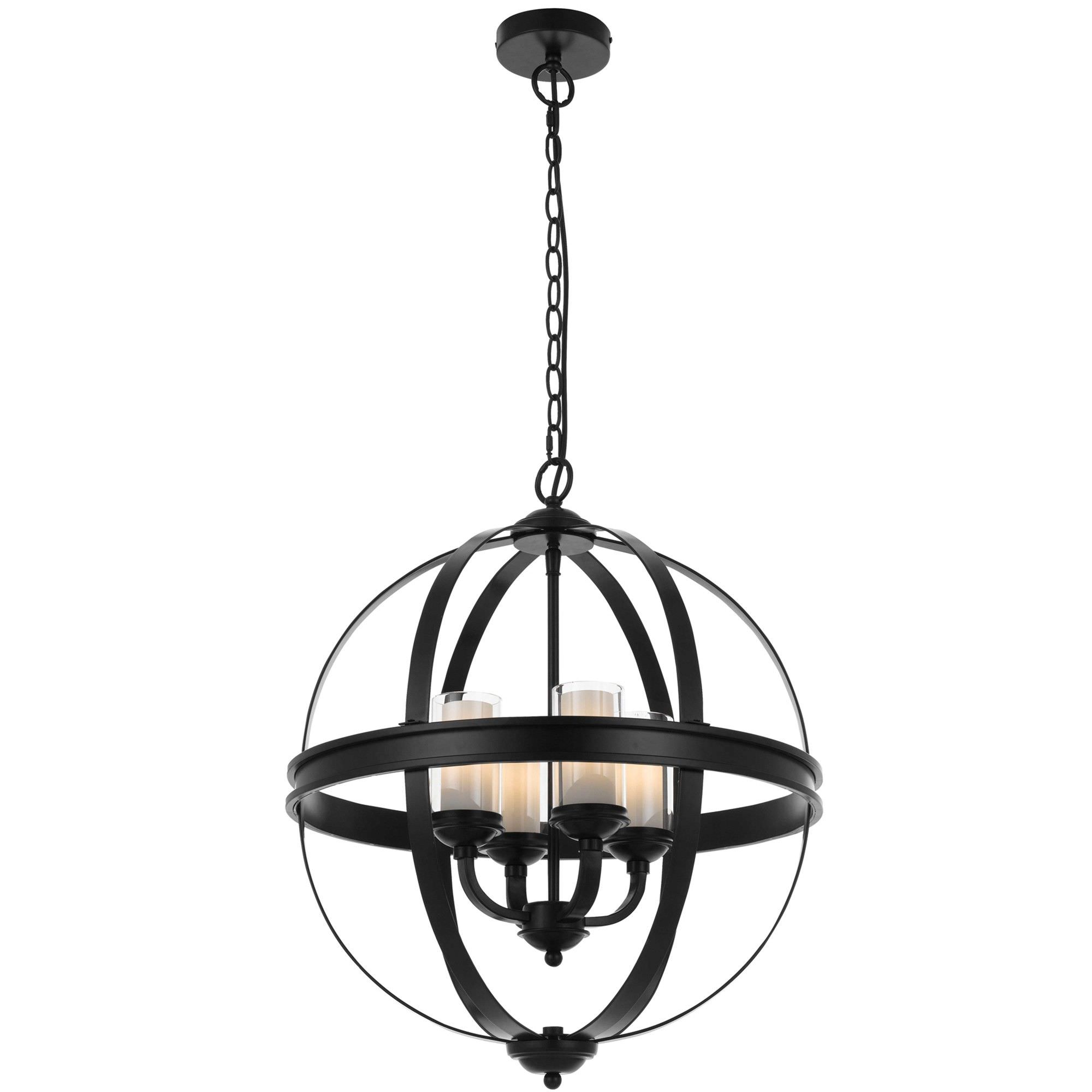 Bodum Metal Sphere Pendant Light, Black
