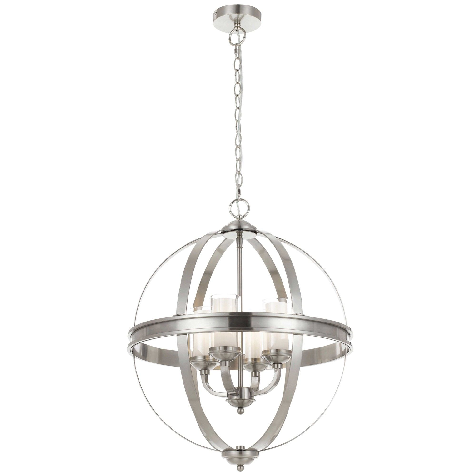 Bodum Metal Sphere Pendant Light, Nickel