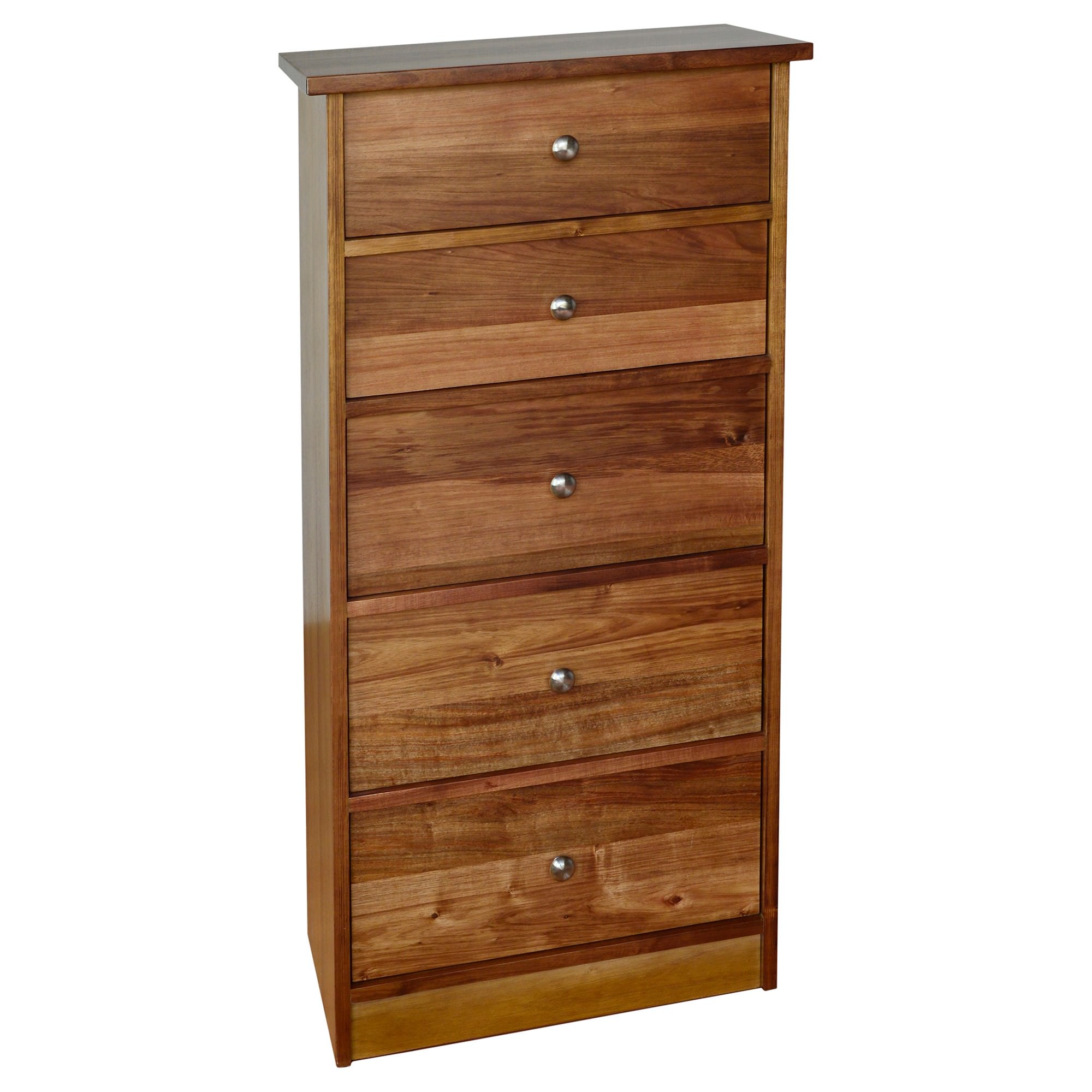 Clifton Blackwood Timber 5 Drawer Lingerie Chest