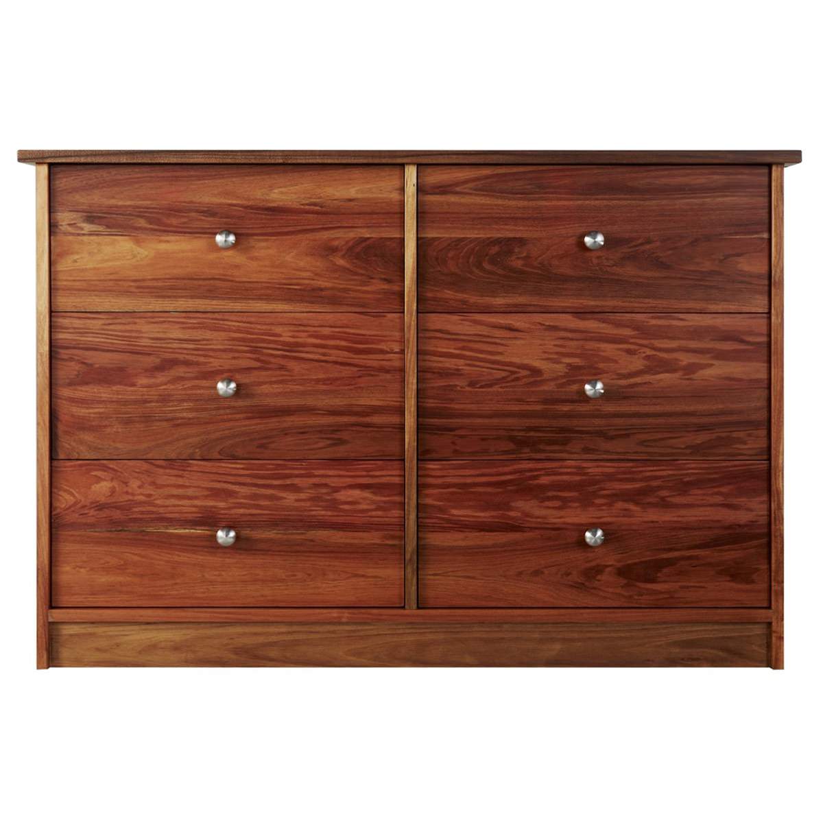 Clifton Blackwood Timber 6 Drawer Chest