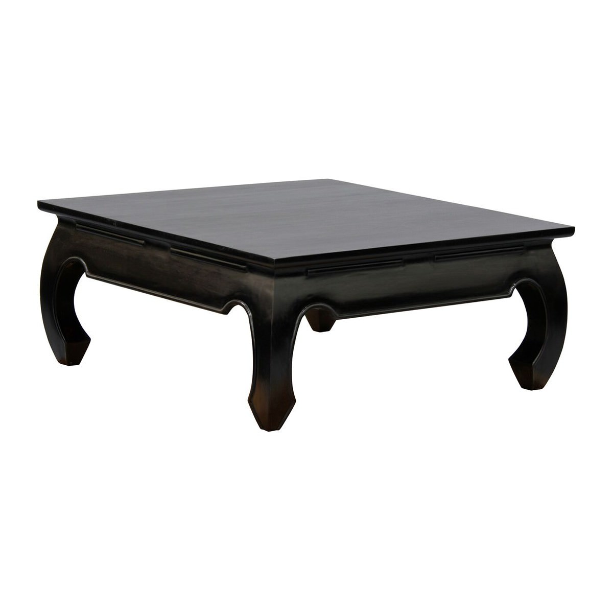 Liam Mahogany Timber Square Opium Coffee Table, 90cm ...