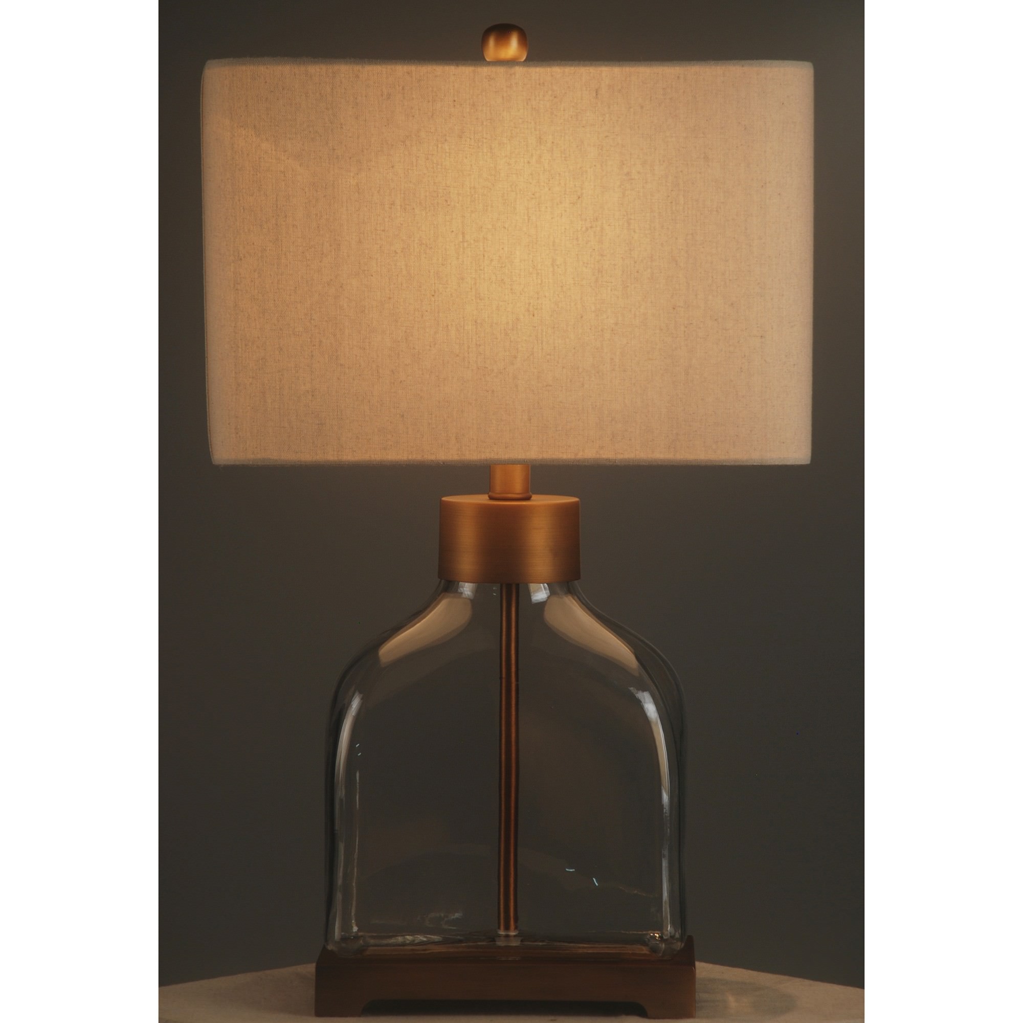 Morgan Glass Base Table Lamp