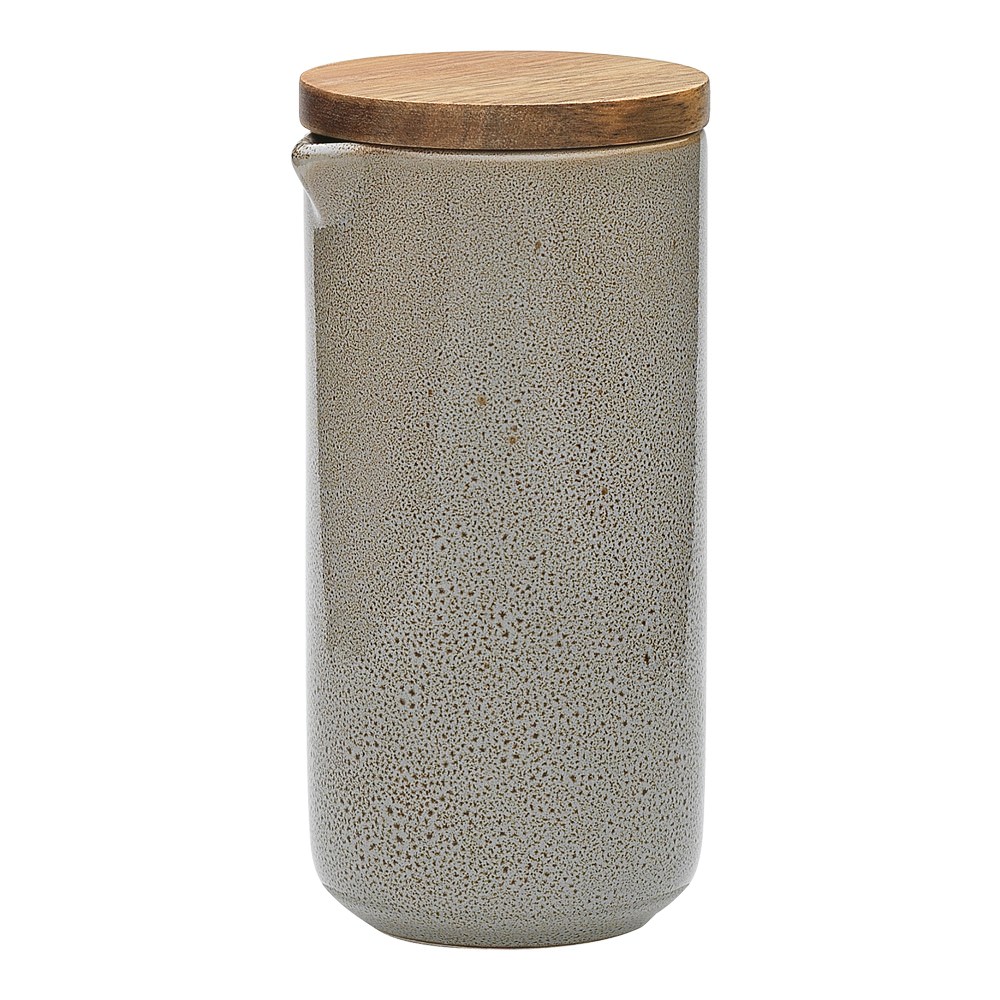 Ecology Mineral Stoneware Oil / Vinegar Dispenser, Overcast