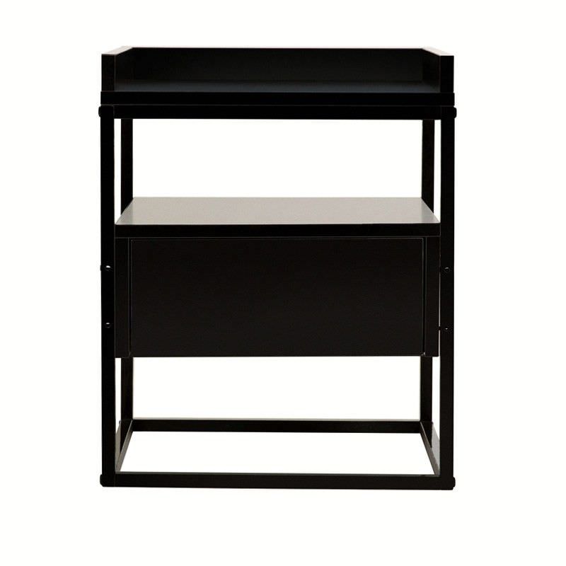 Emmas Robert Bedside Table Black