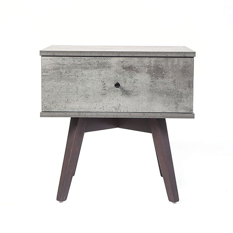 Miranda Bedside Table Grey