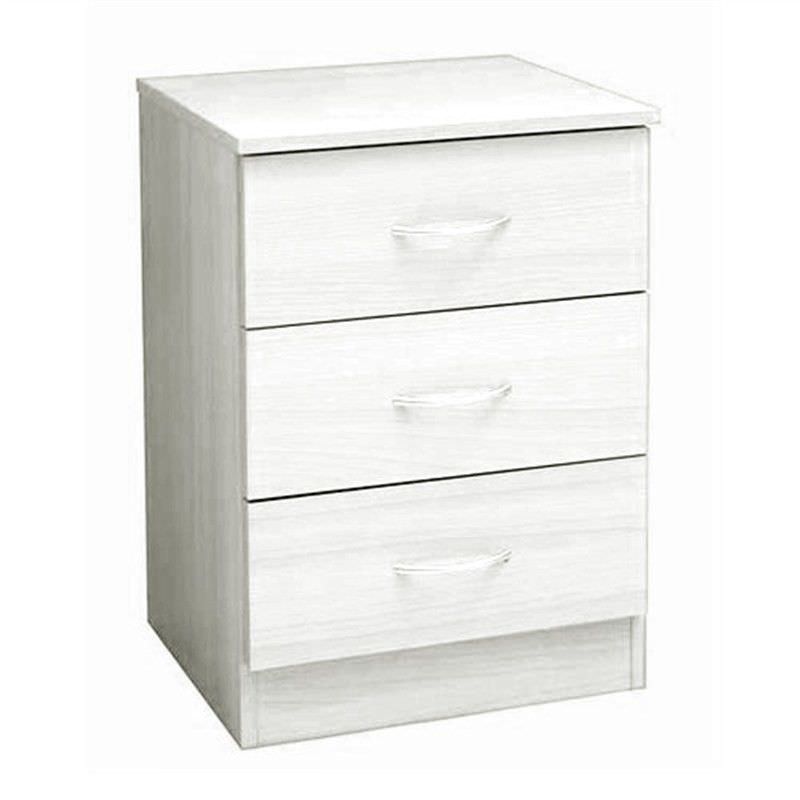 Mission Bedside Table - White