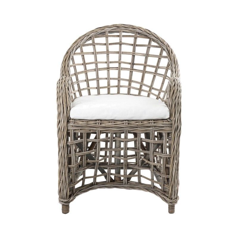 Mauritius Rattan Lounge Armchair