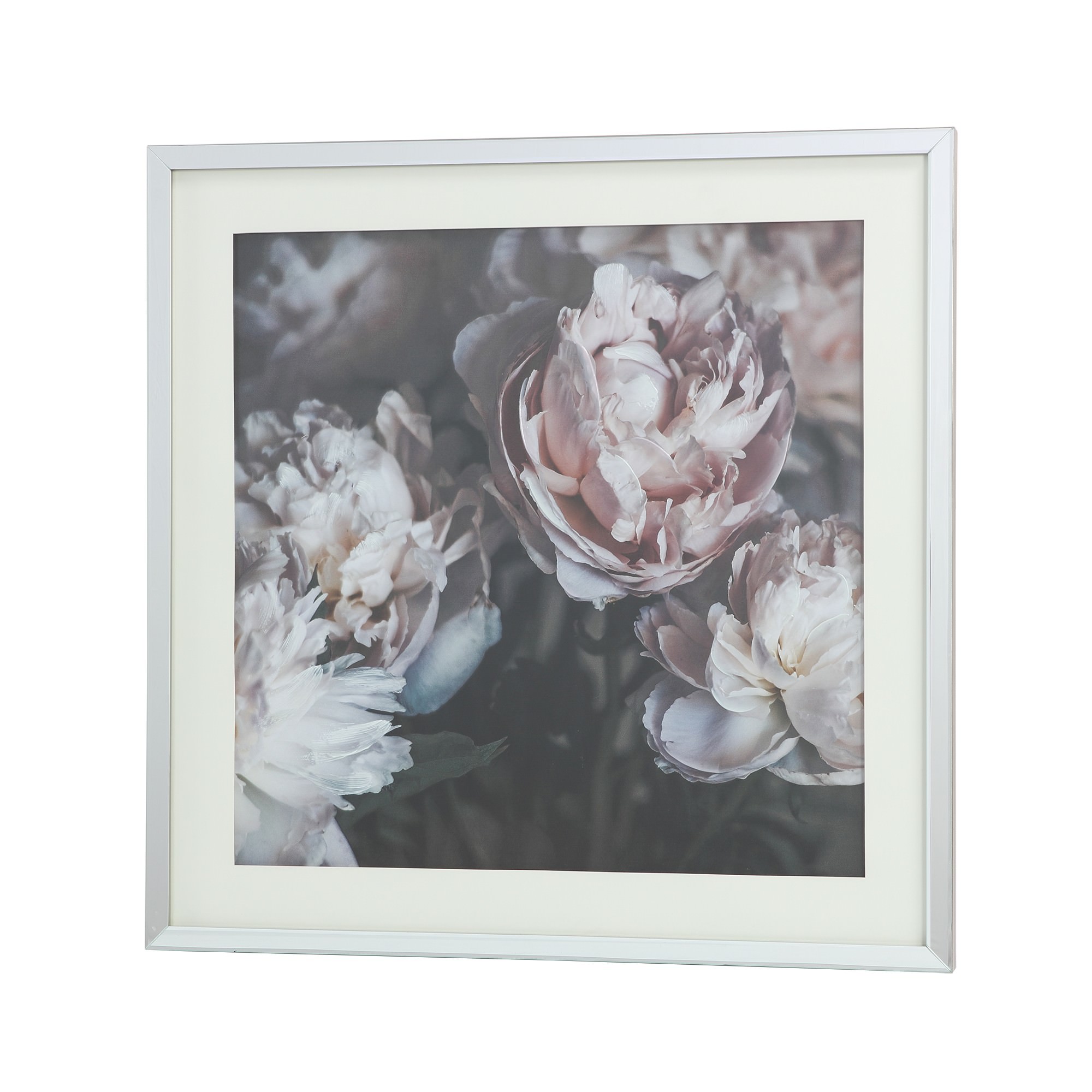 Peonies Mirror Framed Wall Art Print 83 5cm