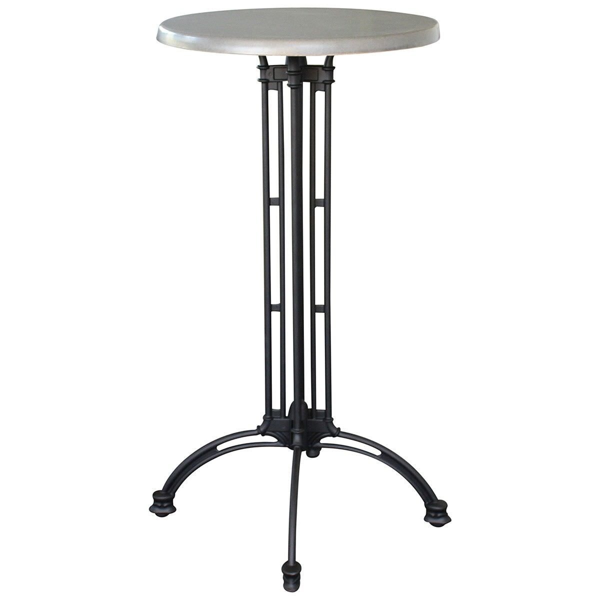 Trieste Commercial Grade Round Bar Table, 60cm, Granite ...