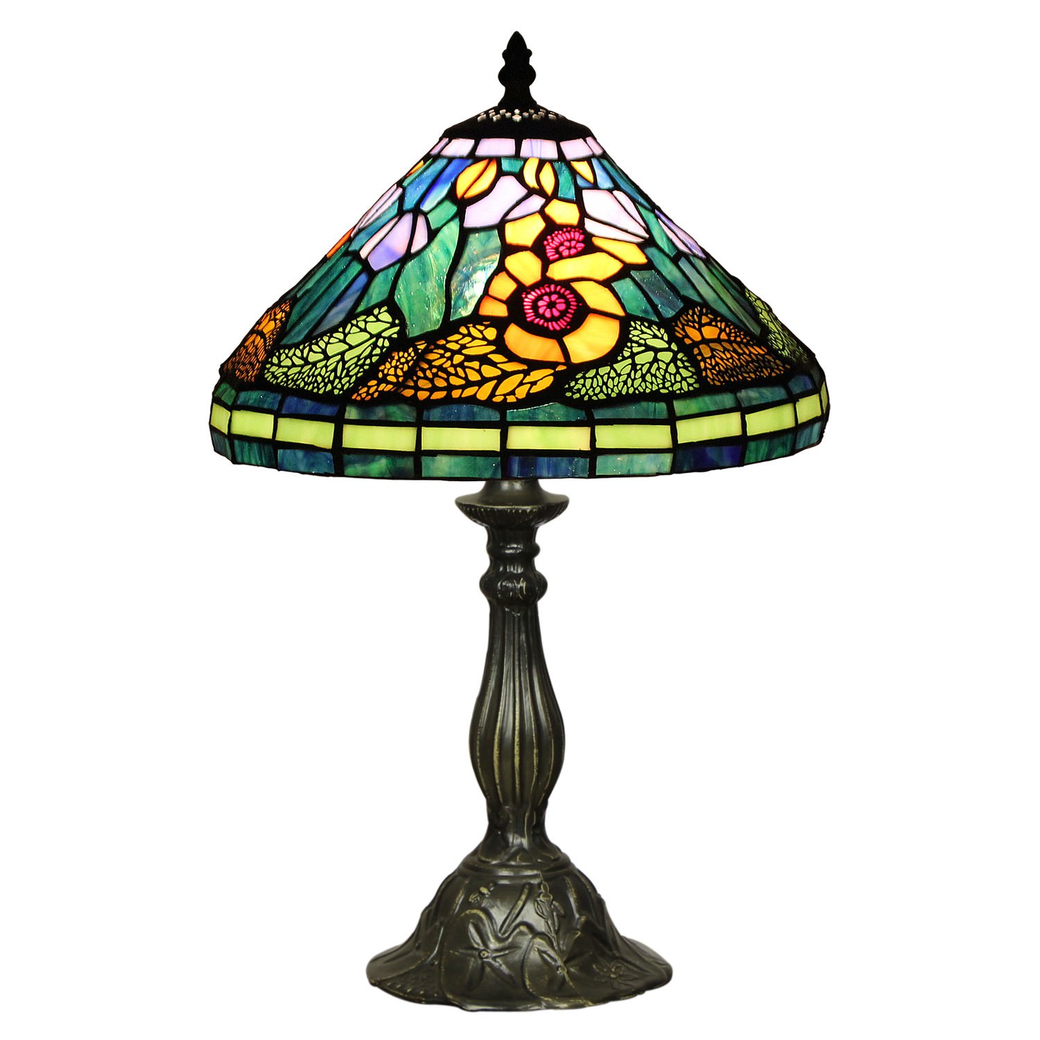 Susanne Tiffany Stained Glass Table Lamp, Small