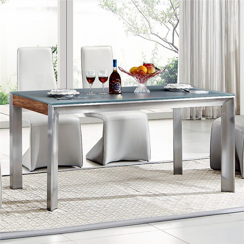 Omarosa Glass Top 180cm Dining Table (Table Only)