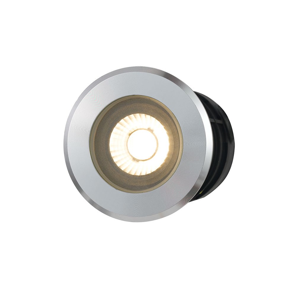 Luc IP56 Exterior LED Inground / Deck Light, Small, Silver